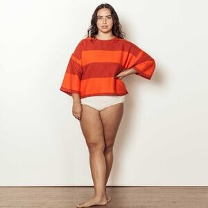 Ace & Jig Play Top Tomato Size Small